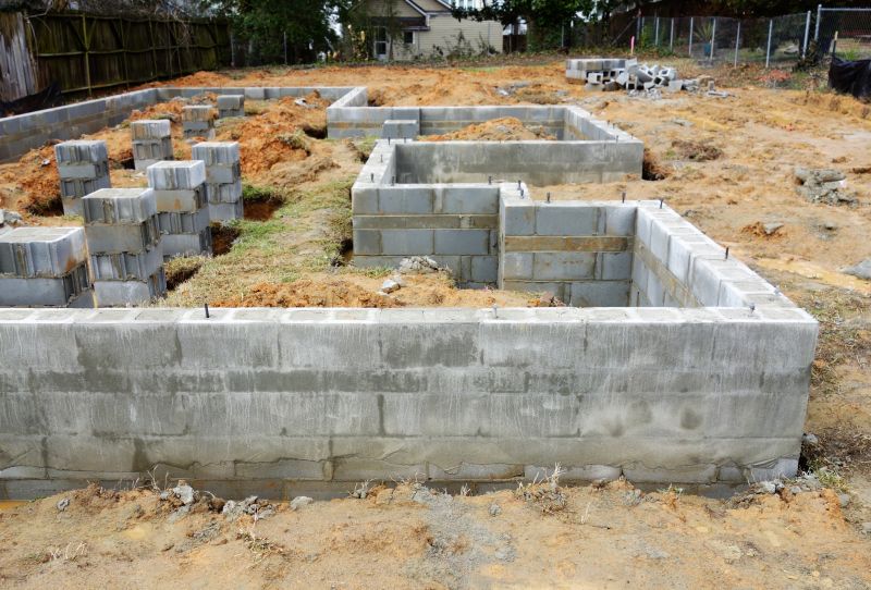 Cement Block Foundation
