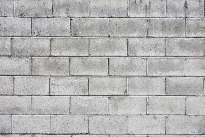 Cement Block Wall Construction